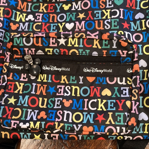 Walt Disney World Mickey Mouse Lightweight Backpack USED - Picture 2 of 6